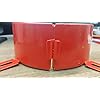Intumescent Fire Rated Red Pipe Collar/Closer 4" 110mm - Up To 4 Hour Rating