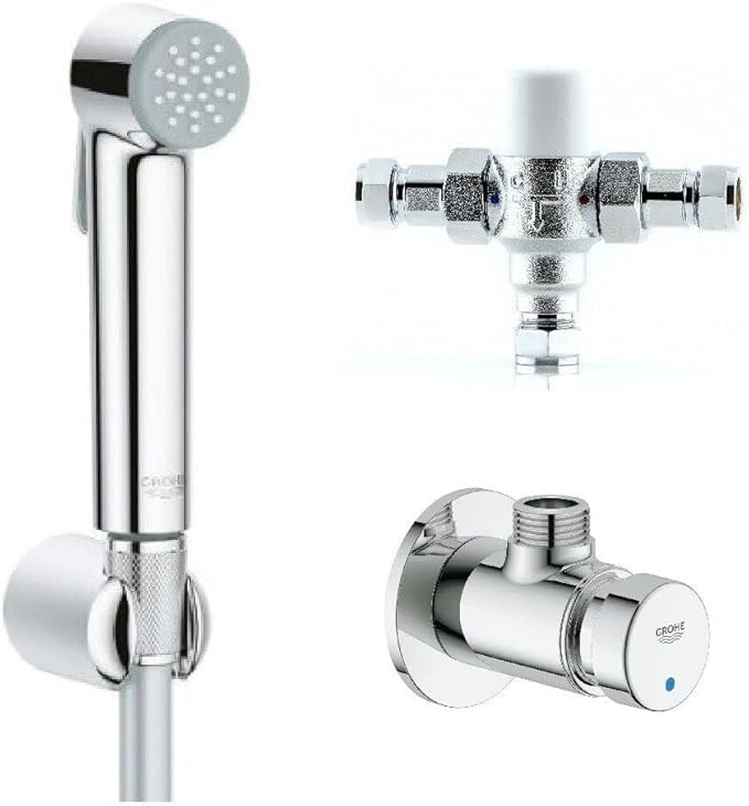 Grohe Thermostatic Douche Trigger Shower Spray Bidet Shattaf Self Closing Valve