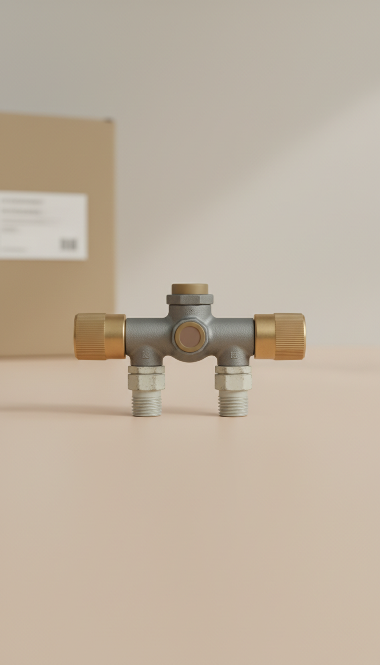 Dual Control Radiator Valve Chrome Finish