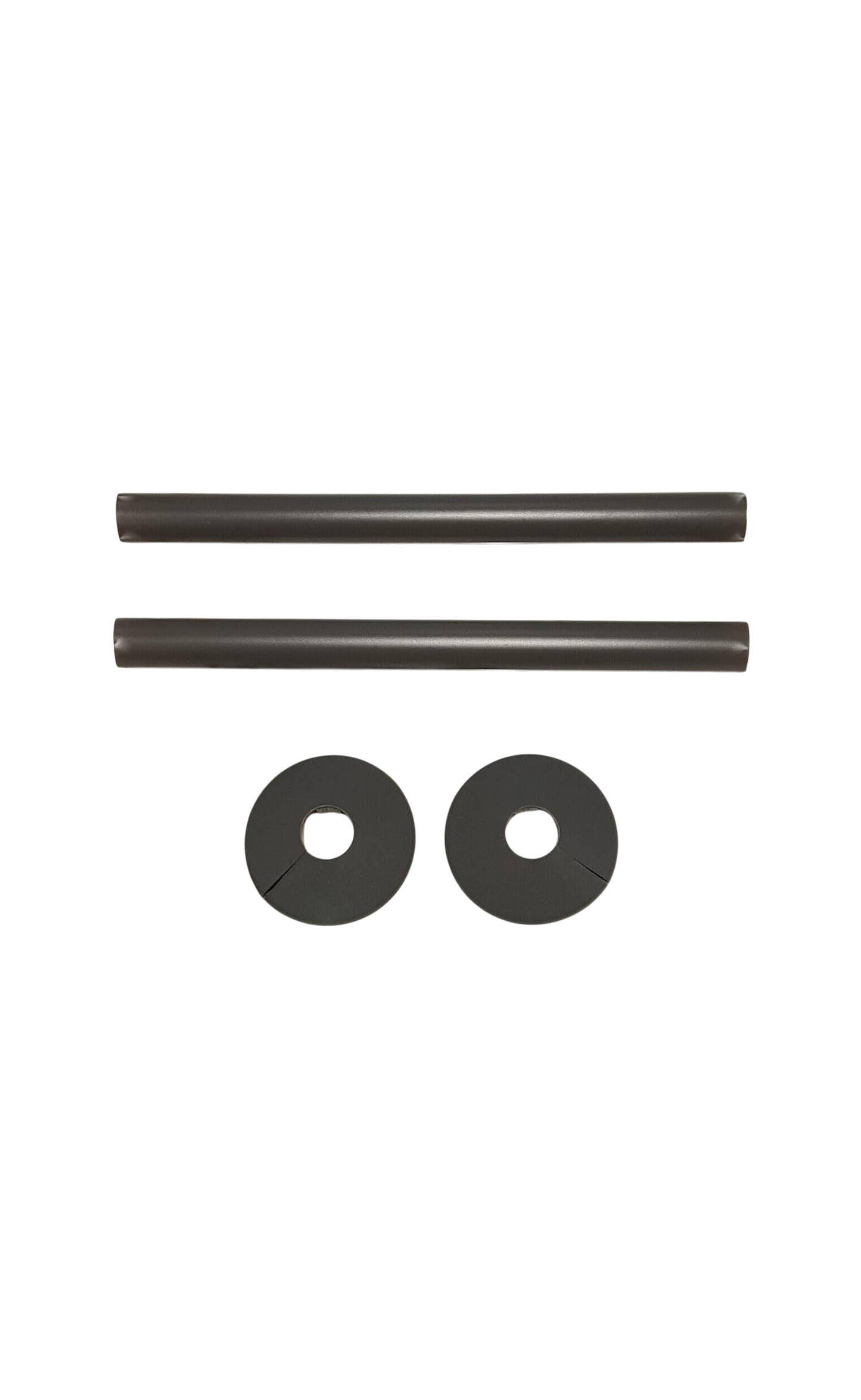 Radiator Pipe Covers & Collars - ANTHRACITE 15mm Pipe Shroud 200mm
