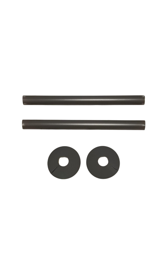 Radiator Pipe Covers & Collars - ANTHRACITE 15mm Pipe Shroud 200mm