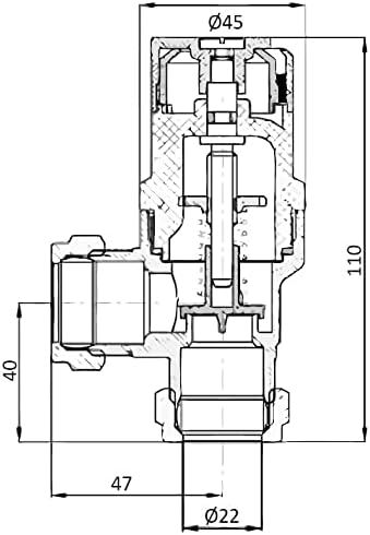 Auto Bypass Valve 22mm Automatic Differential Bypass Valve TC-ABV