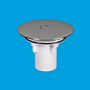 Mcalpine ST90CPTOP+TUBE Replacement Chrome Shower Trap Cover ABS