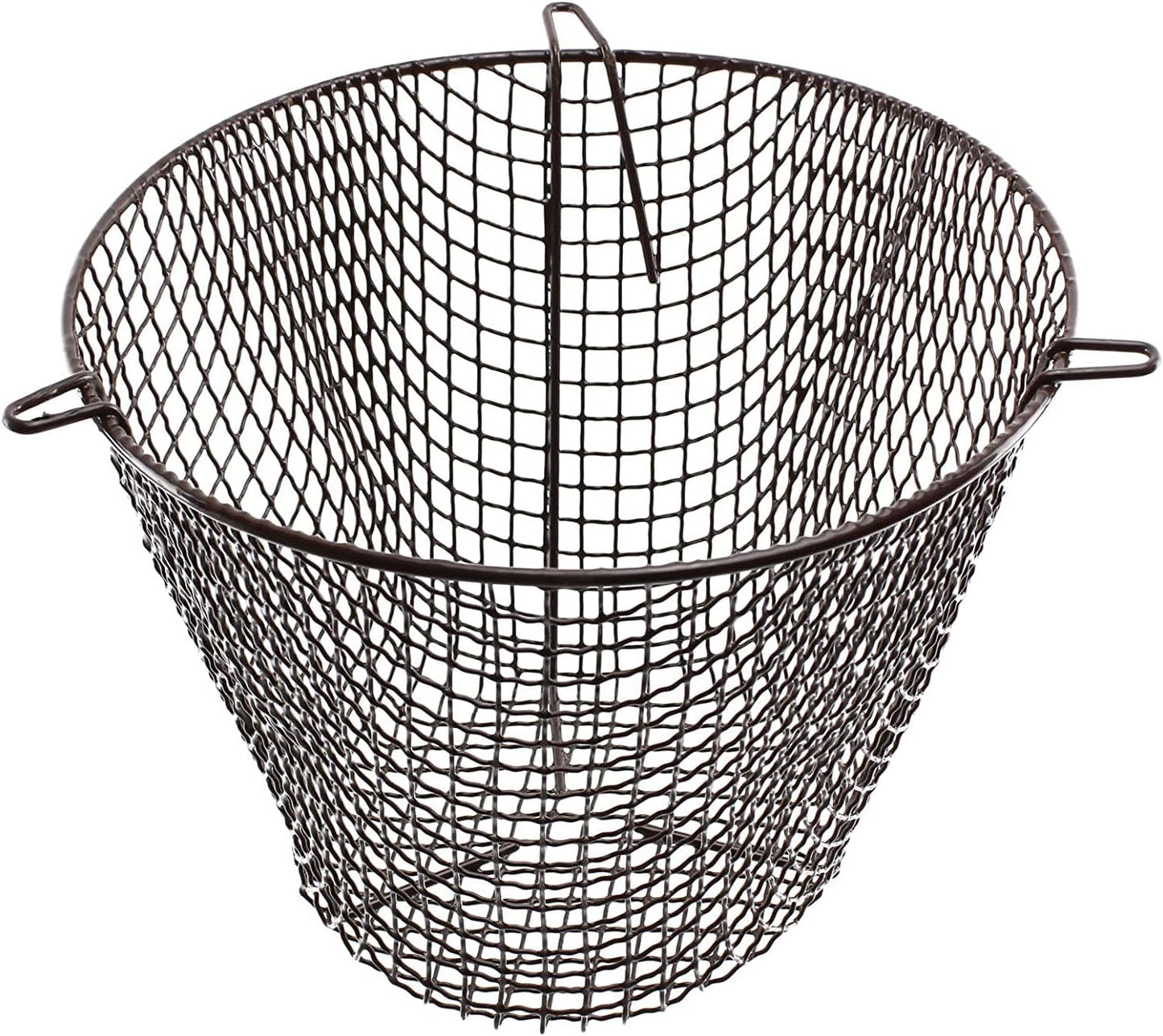 Universal Plastic Coated Circular Guard Basket Cage Cover Brown, 11.5" Dia x 9" D