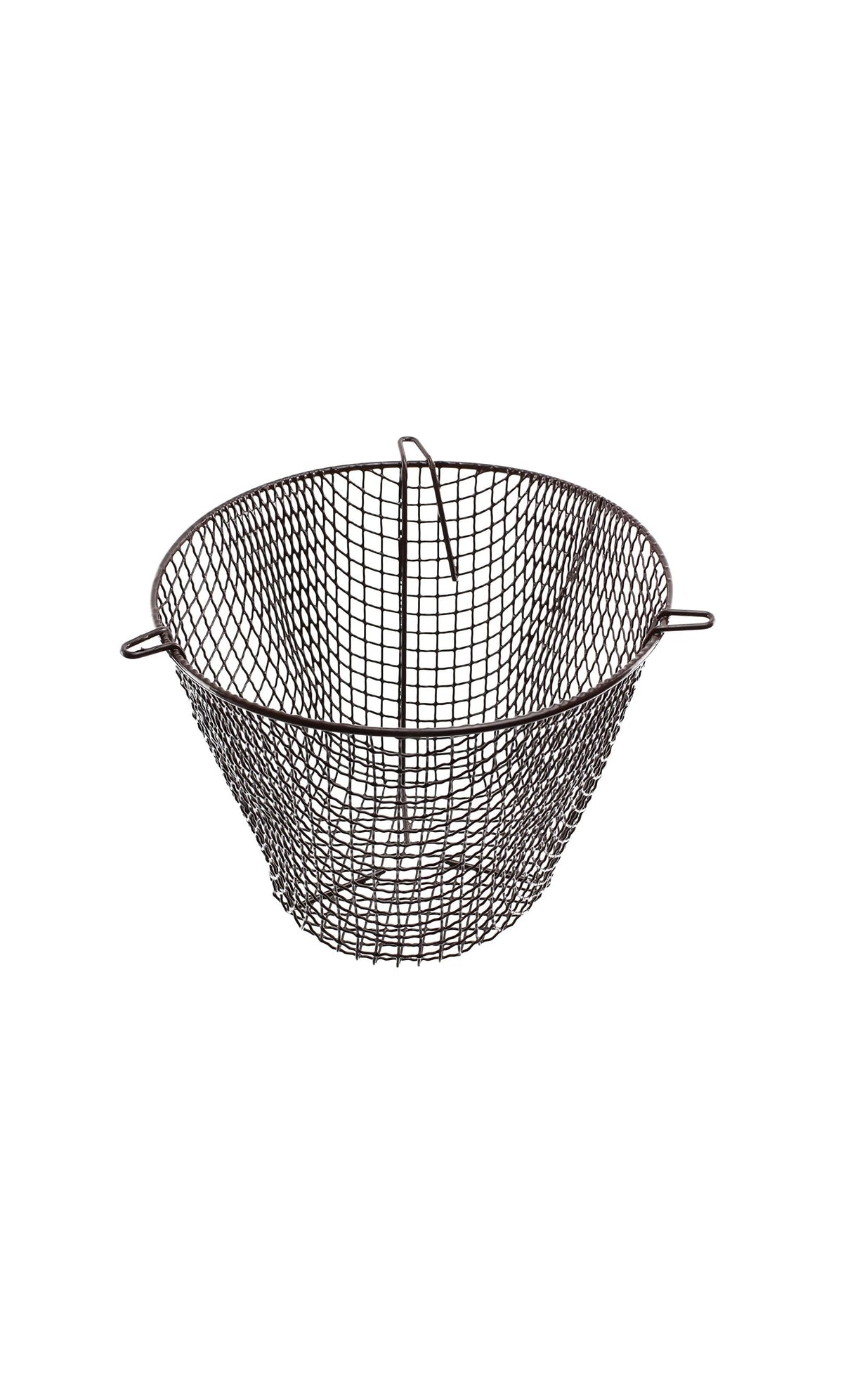 Universal Plastic Coated Circular Guard Basket Cage Cover Brown, 11.5" Dia x 9" D