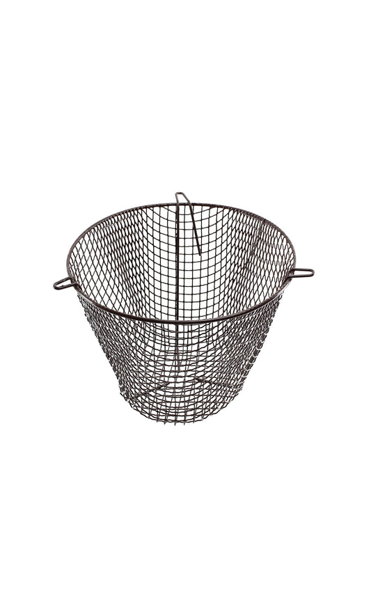 Universal Plastic Coated Circular Guard Basket Cage Cover Brown, 11.5" Dia x 9" D