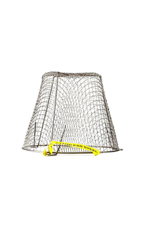 Universal Circular Guard Basket Cage Cover Stainless Steel, 11.5" Dia x 9" D