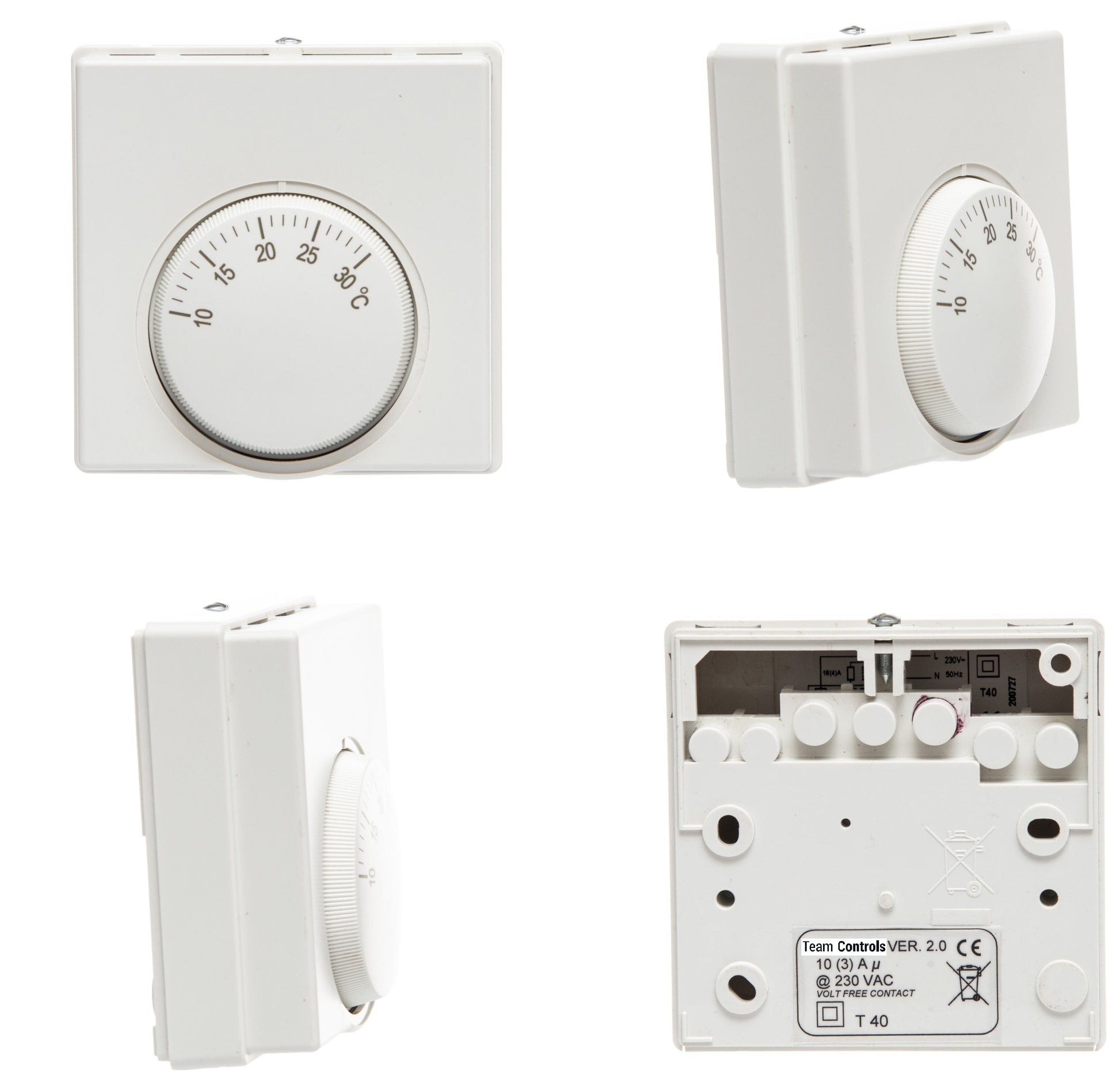 Mechanical Dial Room Thermostat for Central Heating – Team Controls