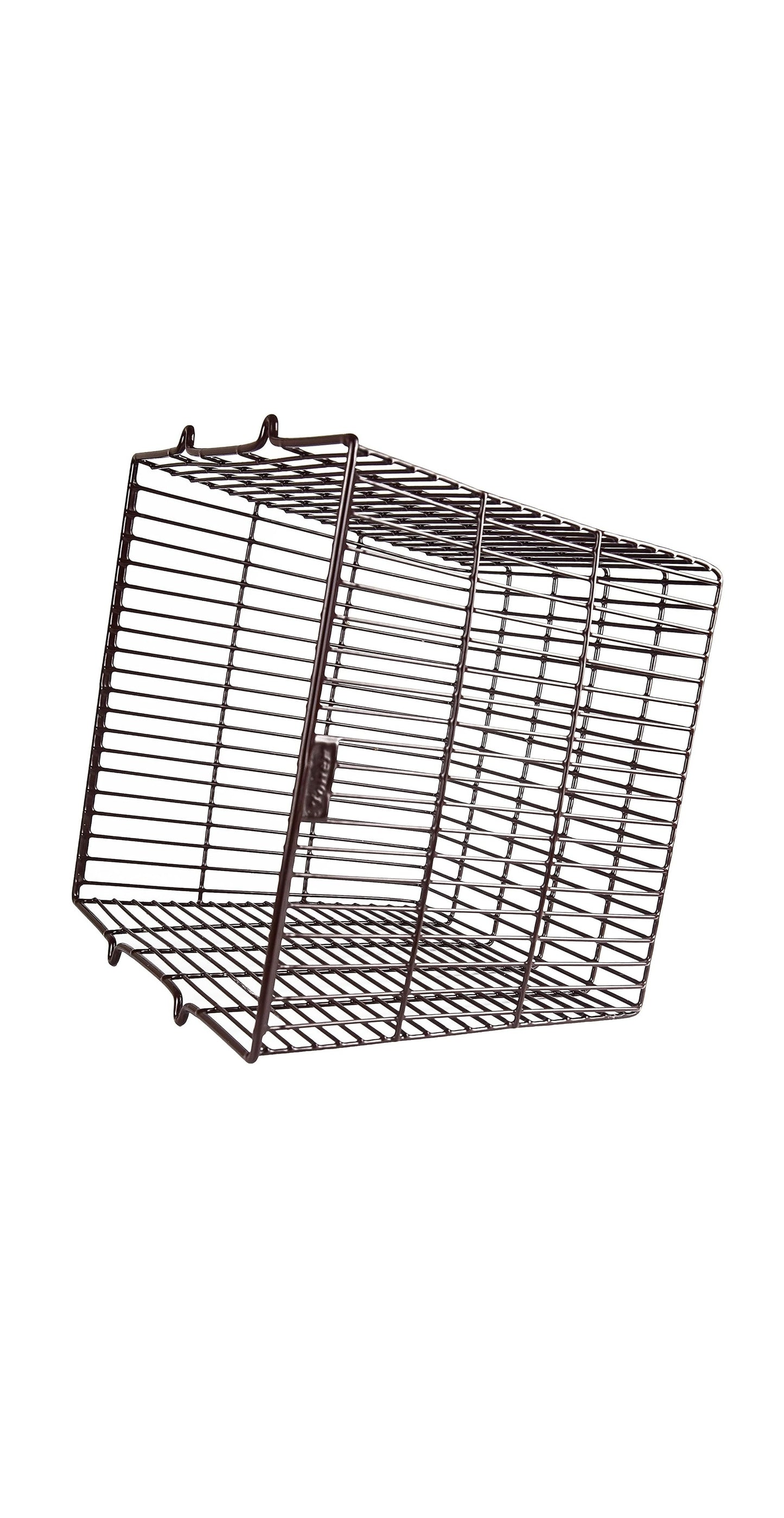 Universal Plastic Coated Rectangular Guard Basket Cage Cover Brown 11''W x 11''L x 10.5''D