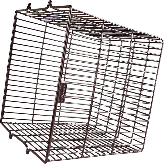 Universal Plastic Coated Rectangular Guard Basket Cage Cover Brown 11''W x 11''L x 10.5''D