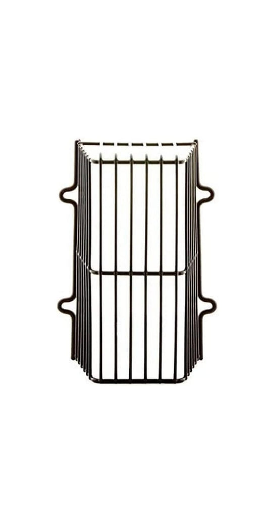 Universal Plastic Coated Rectangular Overflow Guard Basket Cage Cover Brown 8''L x 4''W x 3''D