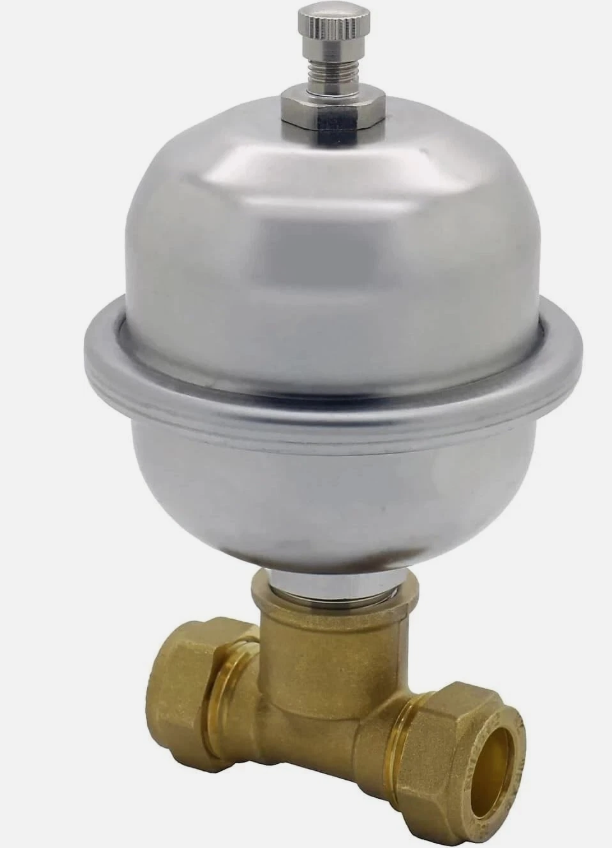 Mini Expansion Vessel Shock Arrestor Anti Water Hammer 1/2" BSP with Optional Tee