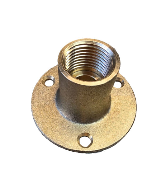 Wallplate Boss 1/2" for Garden Bib Tap Flange for 15mm Pipe