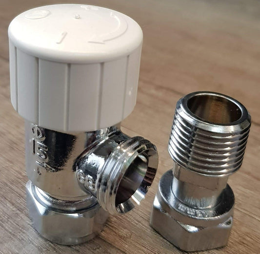 Drayton TRV4 Classic Angled Thermostatic Radiator Valve TRV Body ONLY - no Head