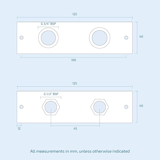 Easy Fixing Plate Bracket for Mini Douche Shattaf Thermostatic Shower Valve