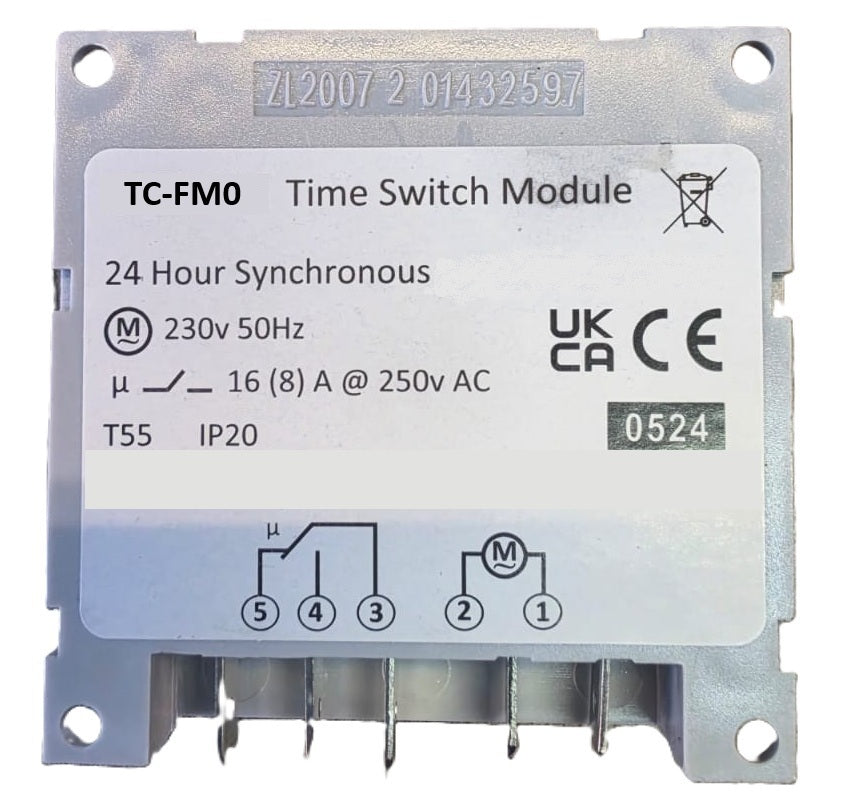 Baxi Grasslin Multifit Integral 24 Hour Clock Mechanical Boiler Timer