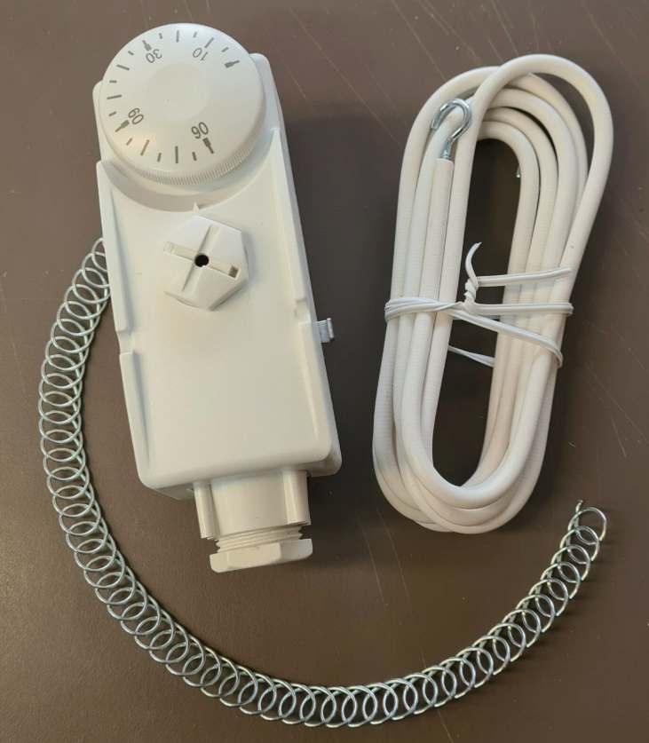 Pipe Thermostat or Hot Water Cylinder Tank Stat inc Strap