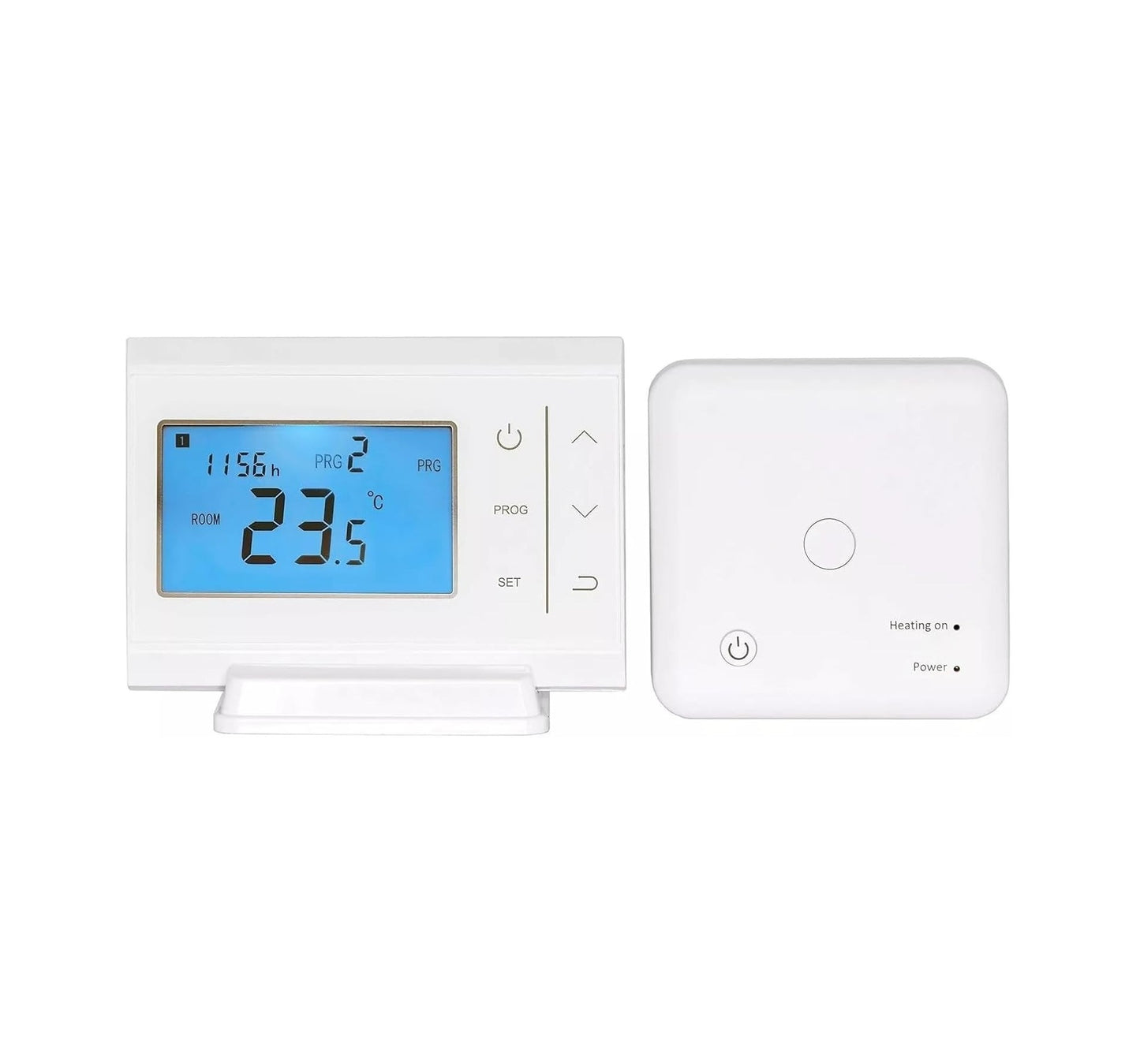 Wireless Programmable Room Thermostat RF Stat + Free Plug in Timer