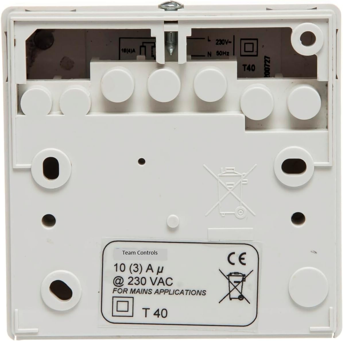 Central Heating Mechanical Room Thermostat with Neon Indicator