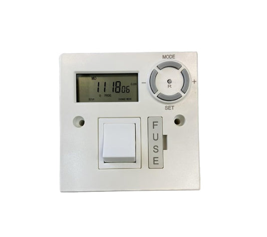 7 Day Fused Timer Spur Switch Digital for LED Lighting, Immersion Heating or Security