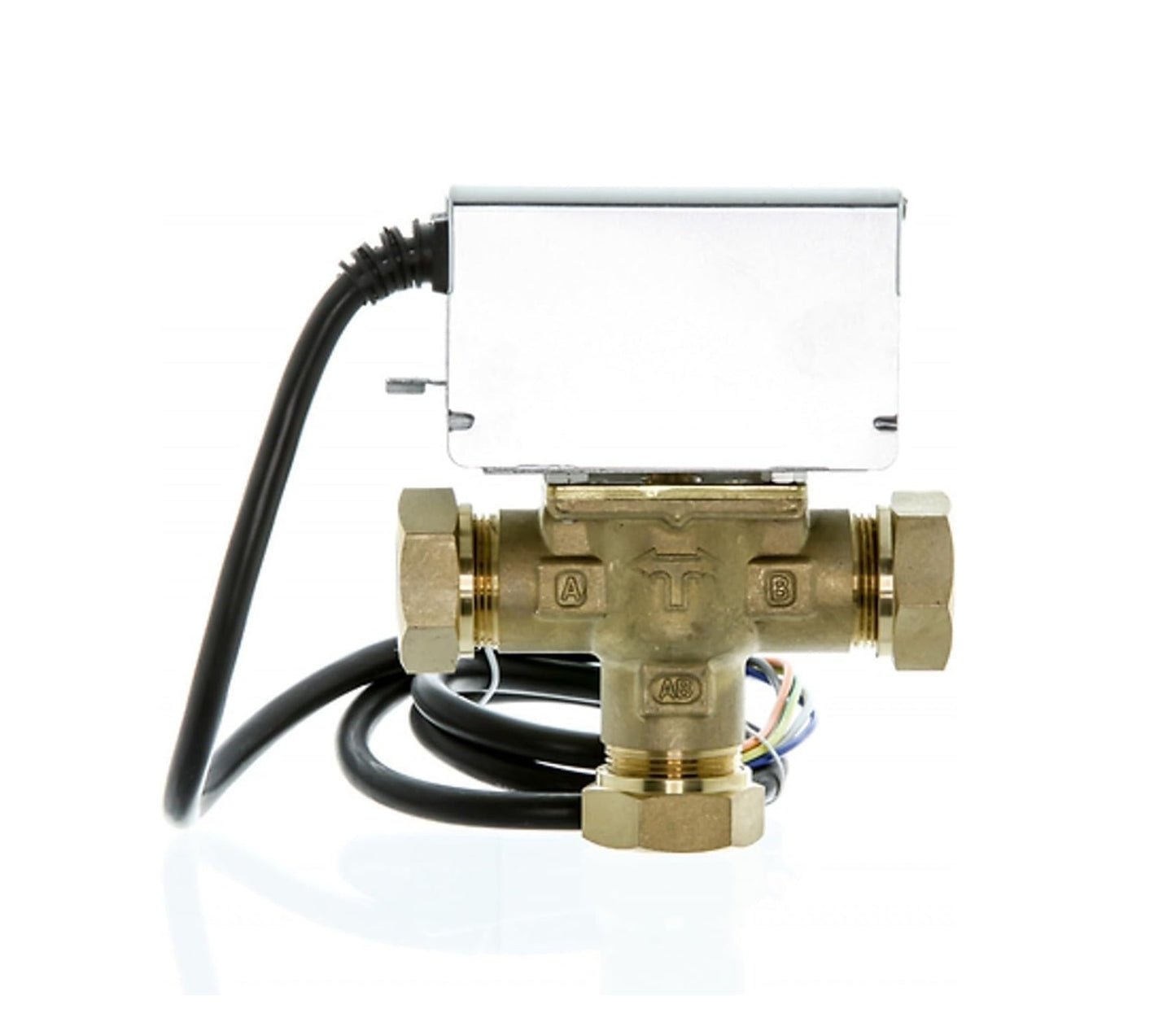 3 Port Mid Position Zone Valve 22mm for Central Heating & Hot Water Systems