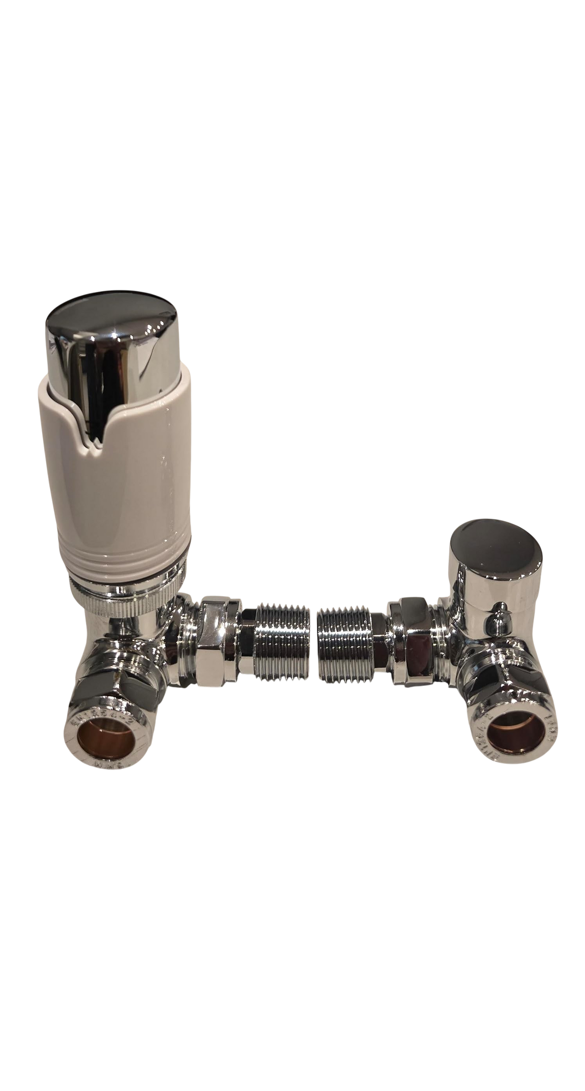 Corner Thermostatic Radiator Valve & Lockshield Valve Pack